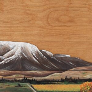 3D LAyered Wood Art Class in Emmett Idaho at Maggies on Main Street, Emmett Paint the Butte by Cinko Designs Four seasons winter fall summer and spring