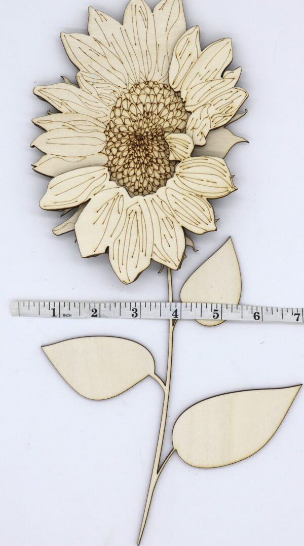 Sunflower 3d layered wood canvas cinko designs adult class emmett idaho at maggies on main paint and sip and paint