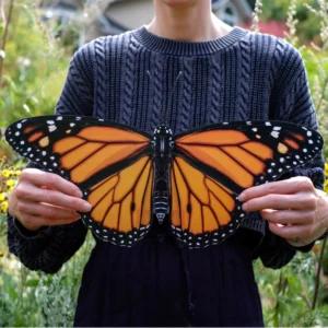 Mommy and Me Paint and Tea Class in Emmett Idaho at Maggies on Main. Monarch butterfly 3D layered wood paint class for kids emmett events