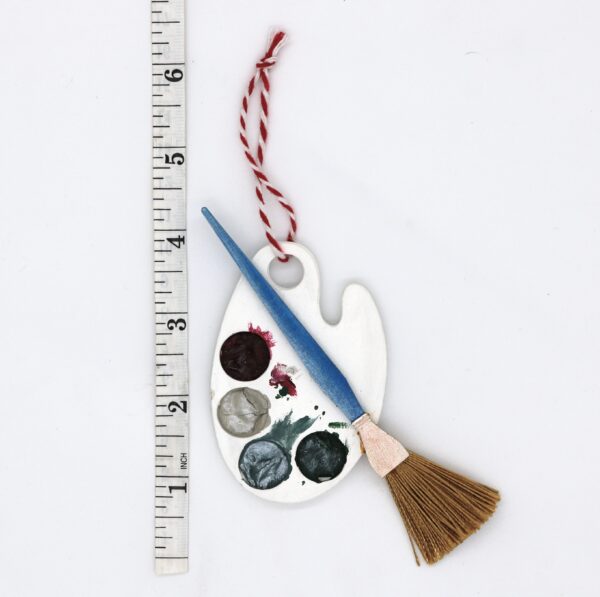 Paint palette layered wood project diy paint by numbers art beginning artist beginner artist artist kit paint brush art