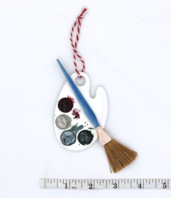 Paint palette layered wood project diy paint by numbers art beginning artist beginner artist artist kit paint brush art