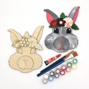 cinko designs emmett idaho layered wood bunny kids paint and art club easter 2026 rabbit, cottontail, childrens craft